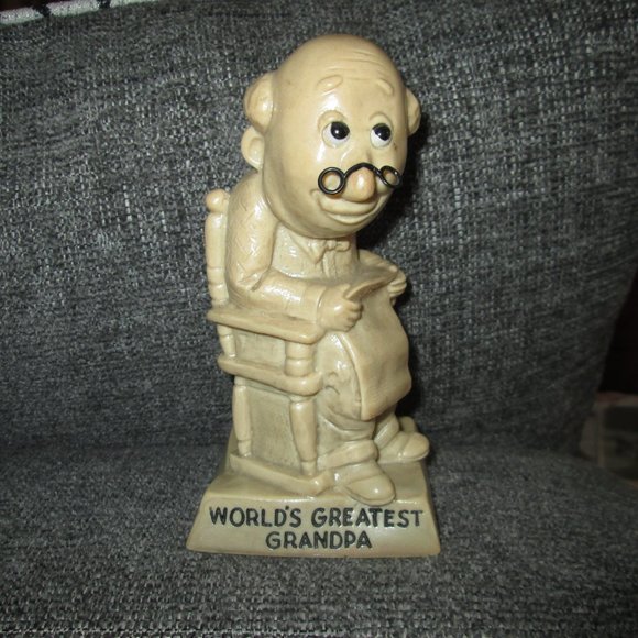 Other - Coffee Cup and Grandpa Figure, Vintage